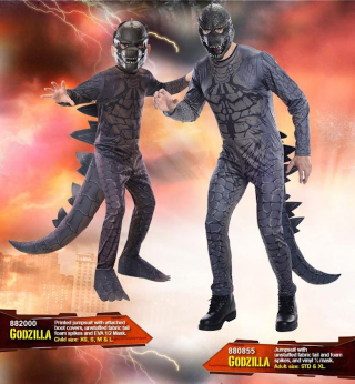 Illustration for article titled These Inflatable Godzilla Costumes Are Both Brilliant And Terrifying